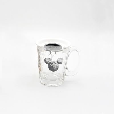 Кружка 320мл черная крышка BOHO Disney